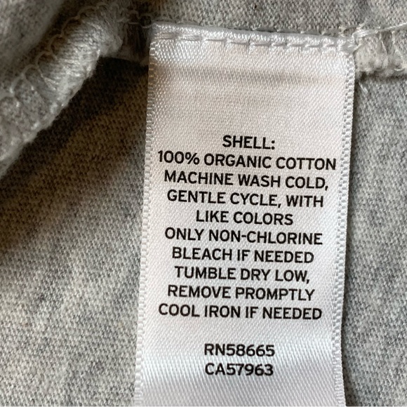 Open Edit Boxy Crop Organic Cotton T Shirt in Heather Grey - Picture 8 of 9